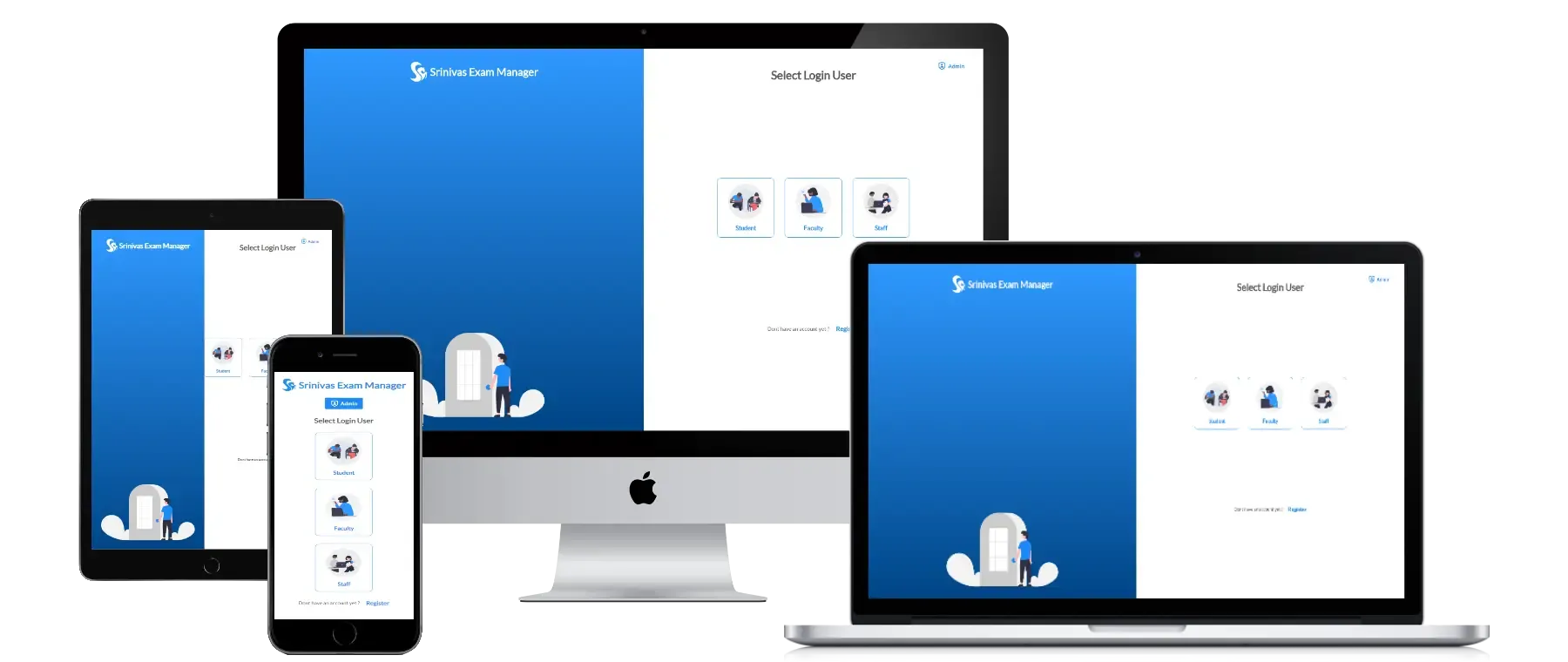 Project_ScreenShot_Srinivas Exam Manager